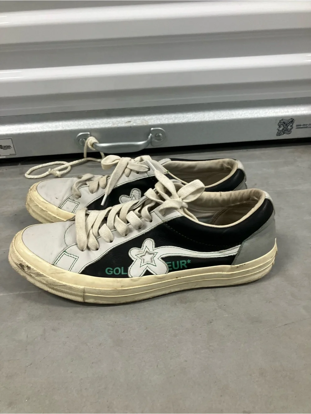 Collab w Tyler the Creator & Converse-Golf Le Fleur x One Star shoe size 12